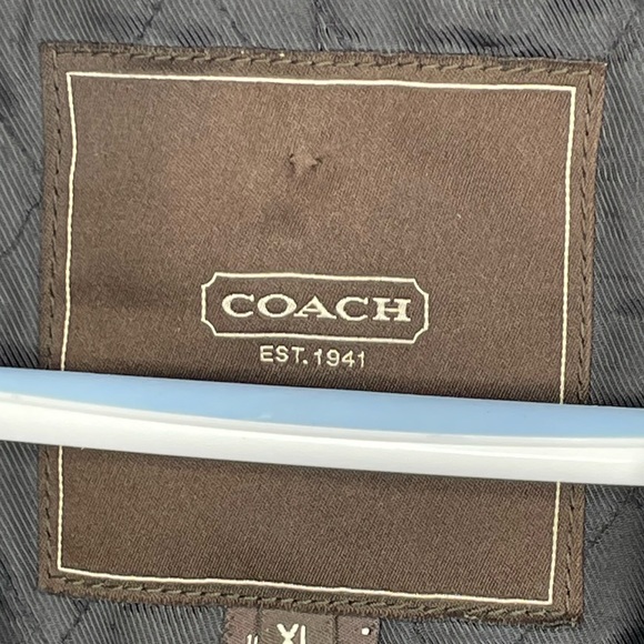 Coach Leather Jacket XL - Picture 2 of 5